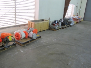 LOT (8) PALLETS W/ (16) ASSORTED VALVES (W-51) LOADING & HANDLING FEE $120-